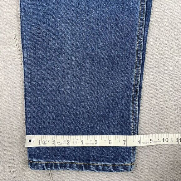Vintage 90’s B.E. Blues Dark Wash Relaxed Tapered Denim Jeans Men’s Size 36x30 - Picture 6 of 7